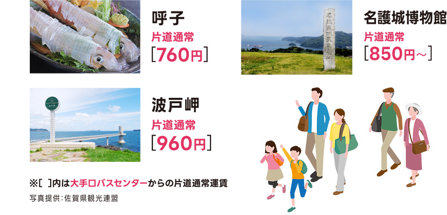 佐賀駅バスセンターから古湯に向かい大自然を感じながら名物のぬる湯を堪能。熊の川温泉に移動し、こちらでも温泉を楽しんだ後、熊の川の街を散策するコースです。